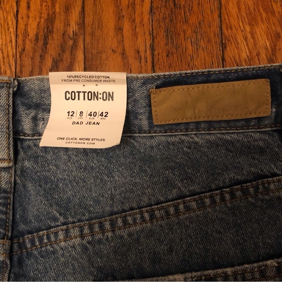 Cotton On : dad jeans in mid wash - Picture 5 of 7